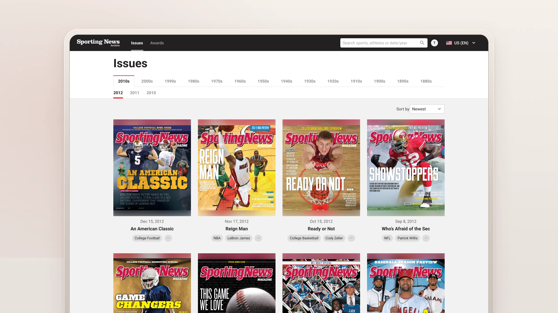 The Sporting News Archive